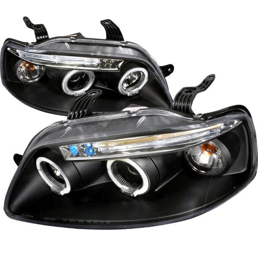 Spec D LED Halo Projector Headlights (Black)