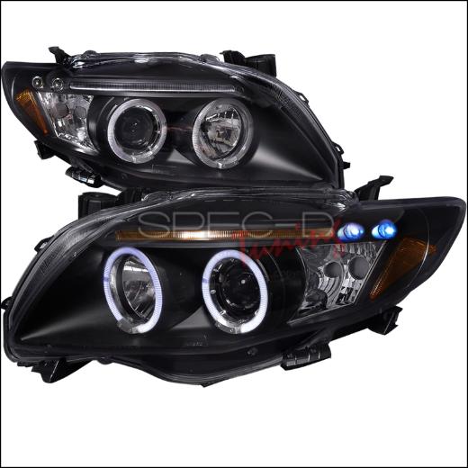 Spec D Dual Halo LED Projector Headlights