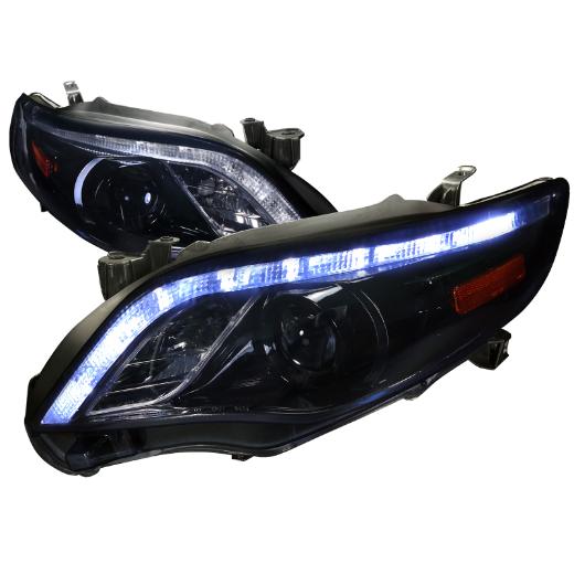 Spec D Projector Headlights (Glossed Black/Smoke)