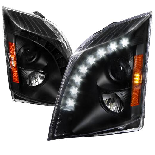 Spec D Halo Projector Headlights (Black)