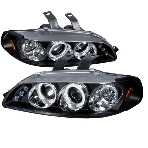 Spec D LED Halo Projector Headlights (Black)