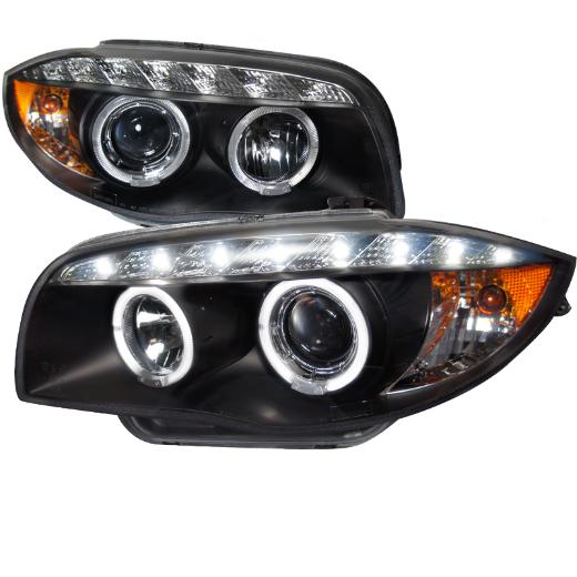 Spec D Halo Projector Headlights (Black)