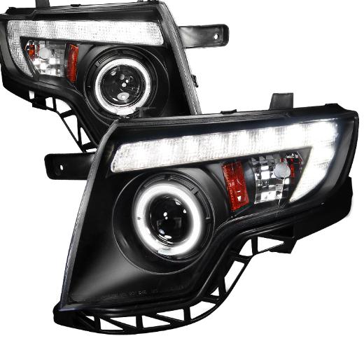 Spec D Projector Headlights (Black)