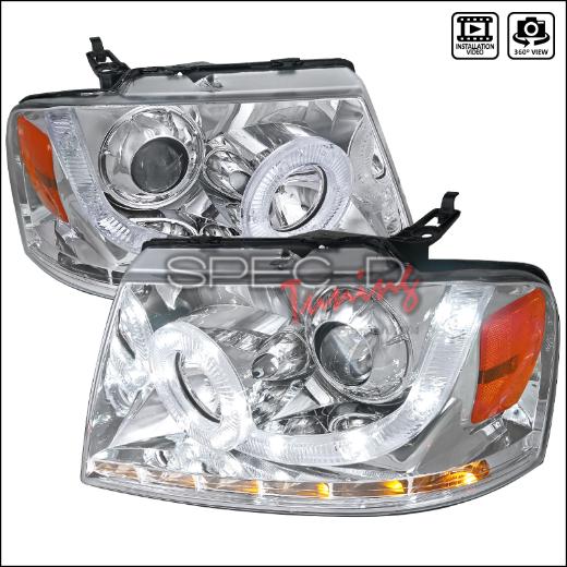 Spec D 04-08 Ford F150 Projector Headlights