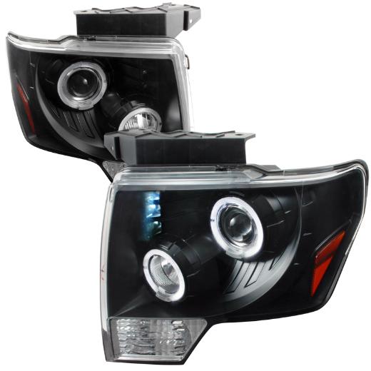 Spec D LED Dual Projector Headlights (Black)