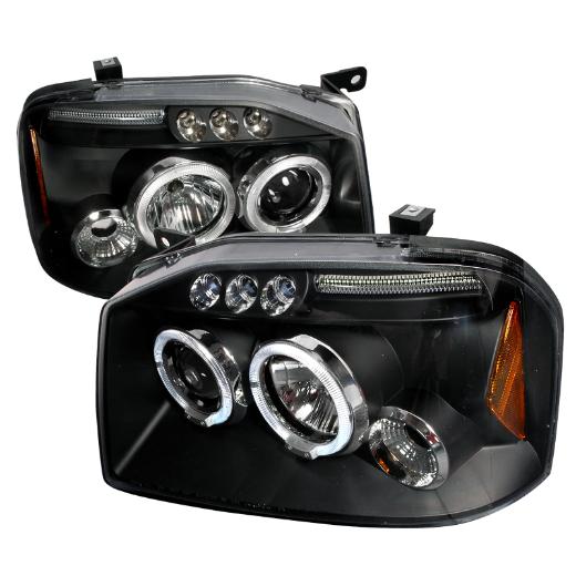 Spec D LED Halo Projector Headlights (Black)