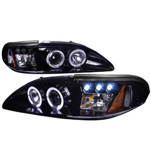 Spec D Projector Headlights (Glossed Black/Smoke)