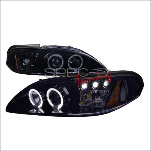 Spec D 94-98 Ford Mustang Projector Headlights