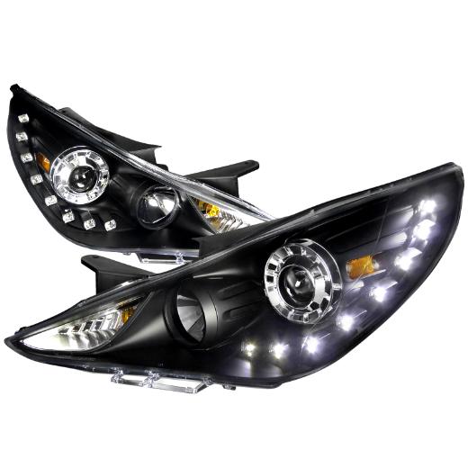 Spec D Projector Headlights (Black)