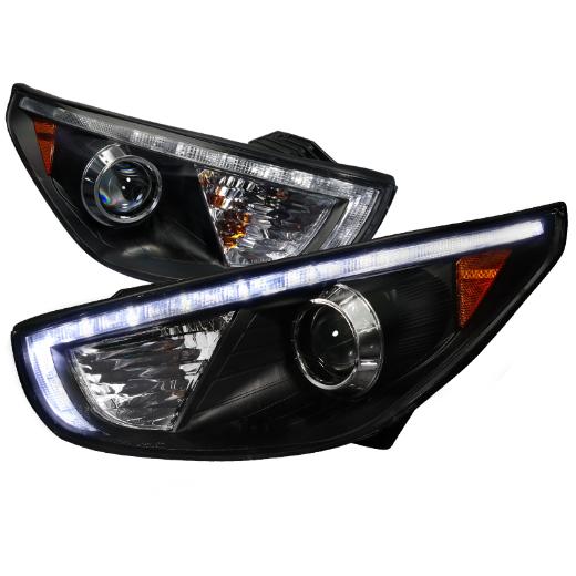 Spec D Projector Headlights (Black)