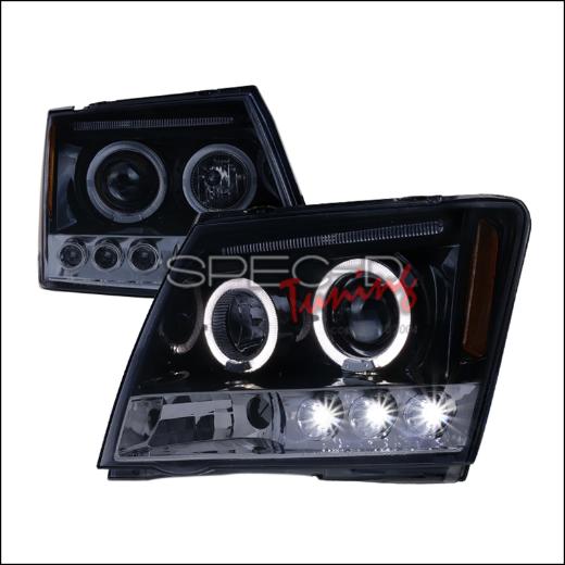 Spec D 05-12 Ns Xterra Dual Halo LED Pro H.L