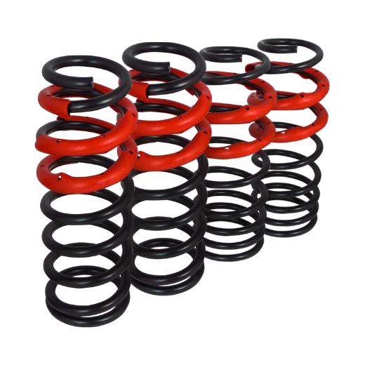 Spec D Lowering Springs (Black/Red)