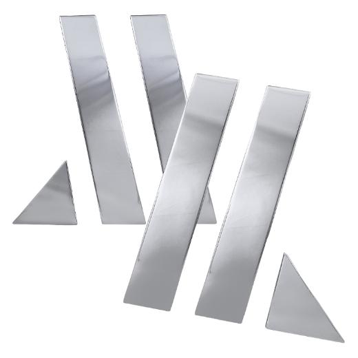 Spec D Door Pillar Trim (Chrome)