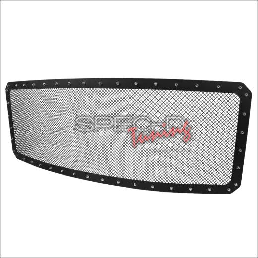 Spec D Rivet Style Upper Front Hood Grille Insert