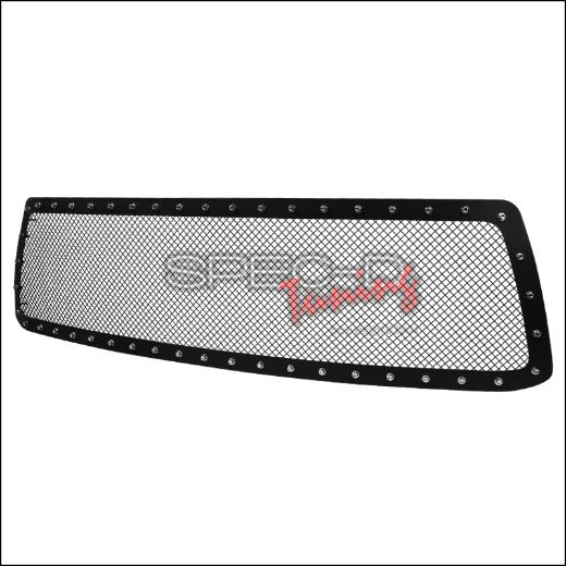 Spec D 2pc Rivet Style Upper Front Hood Grille Insert