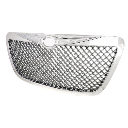 Spec D Mesh Grille with Wing Logo (Chrome)