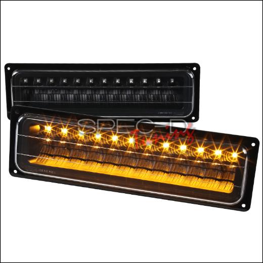 Spec D LED Bumper Lights Black