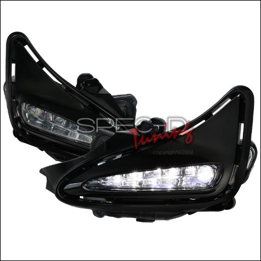 Spec D 17-Up Ty Corolla LED Fog Lights- Clear