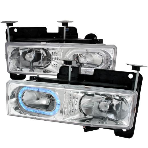 Spec D Crystal Euro Headlights (Chrome)