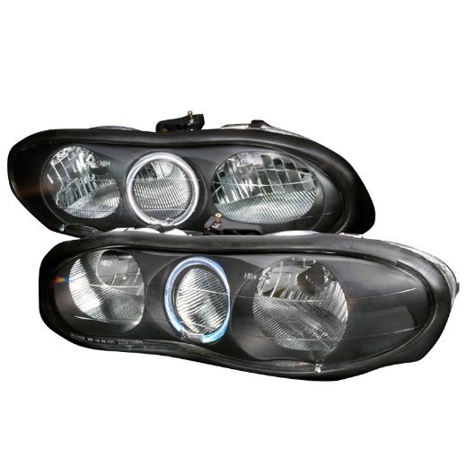 Spec D Crystal Euro Headlights (Black)