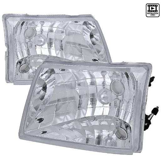 Spec D Euro Headlights (Chrome)