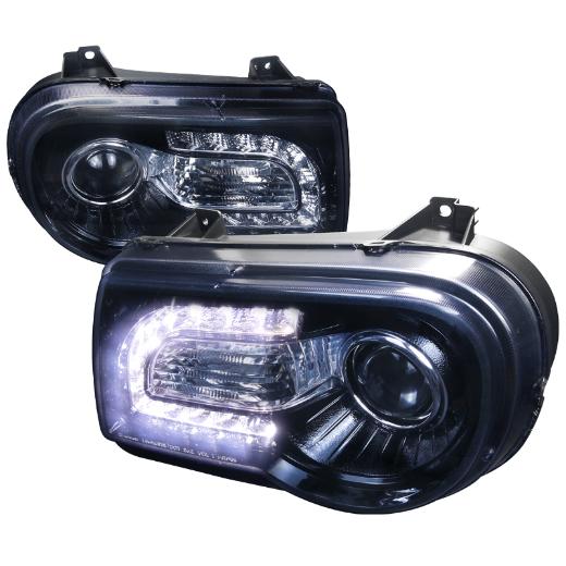 Spec D Projector Headlights (Glossed Black)