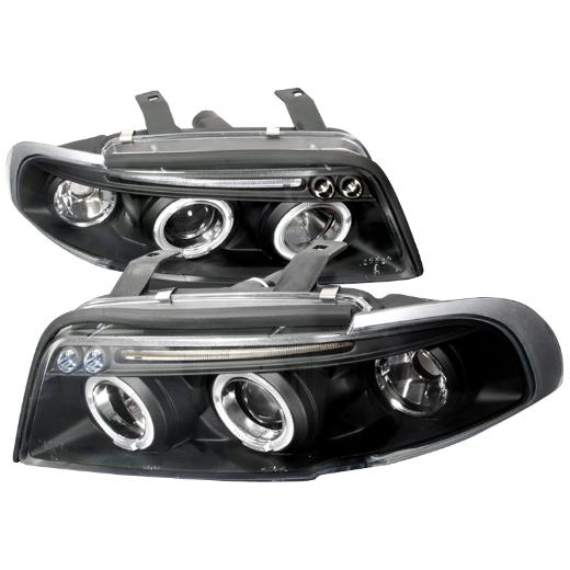 Spec D LED Halo Projector Headlights (Black)