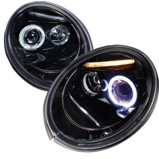 Spec D Projector Headlights (Glossed Black/Smoke)