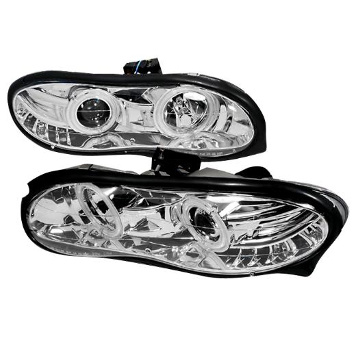 Spec D Halo Projector Headlights (Chrome)