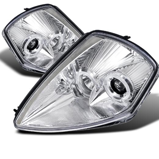 Spec D Halo Projector Headlights (Chrome)