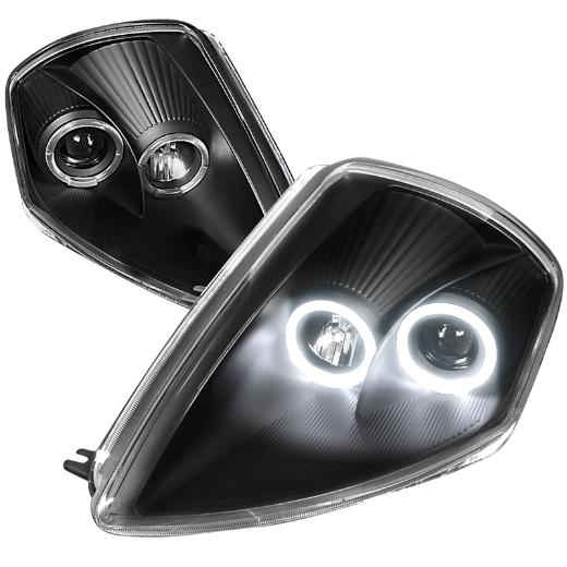 Spec D Halo Projector Headlights (Black)