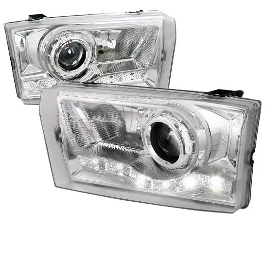 Spec D LED Projector Headlights (Chrome)