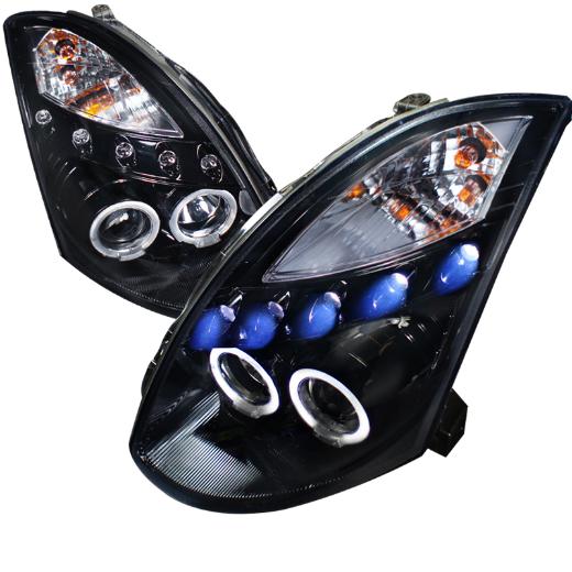 Spec D Projector Headlights (Glossed Black/Smoke)