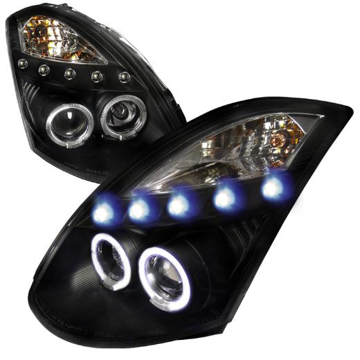 Spec D Projector Headlights (Black)