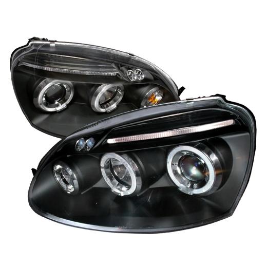 Spec D LED Halo Projector Headlights (Black)