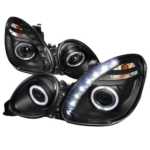 Spec D Halo Projector Headlights (Black)