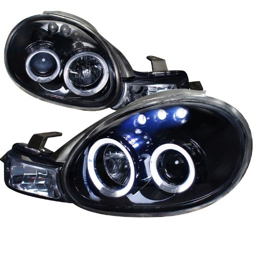 Spec D Projector Headlights (Glossed Black/Smoke)