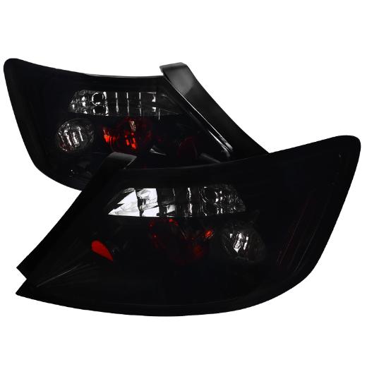 Spec D Euro Tail Lights (Glossy Black/Smoke)