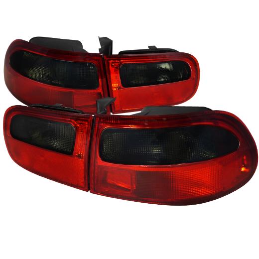 Spec D Tail Lights (Red/Clear)