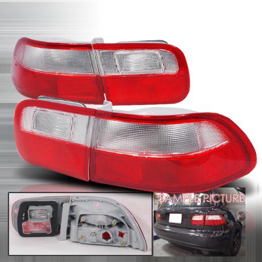 Spec D Altezza Tail Lights (Red/Clear)