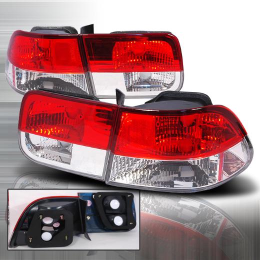 Spec D Altezza Tail Lights (Red/Clear)