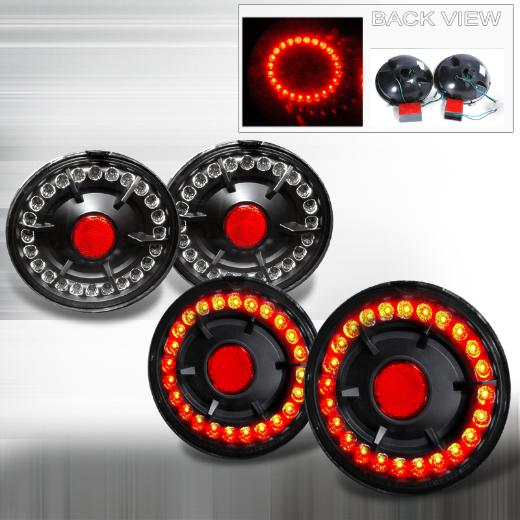 Spec D LED Tail Lights (Black)