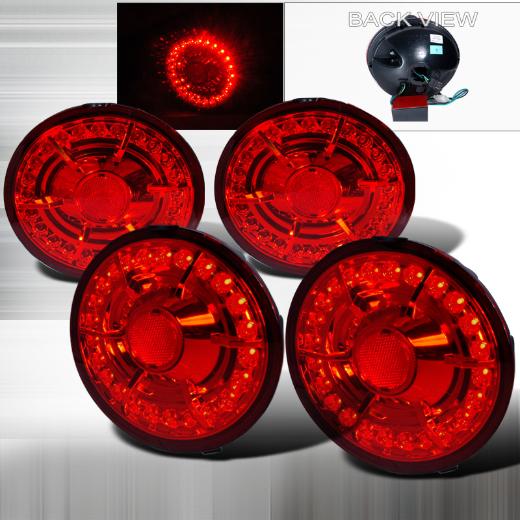 Spec D LED Tail Lights (Red)