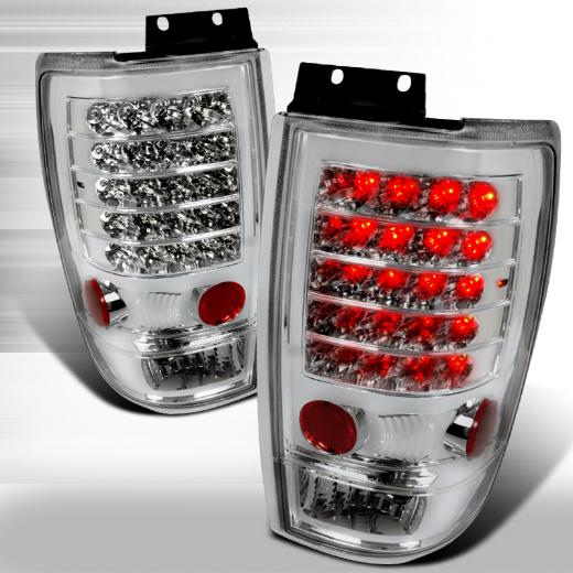 Spec D LED Tail Lights (Chrome)