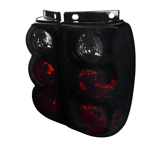 Spec D Euro Tail Lights (Glossy Black/Smoke)