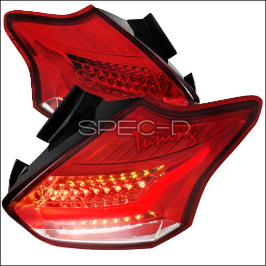 Spec D Red LED Tail Lights