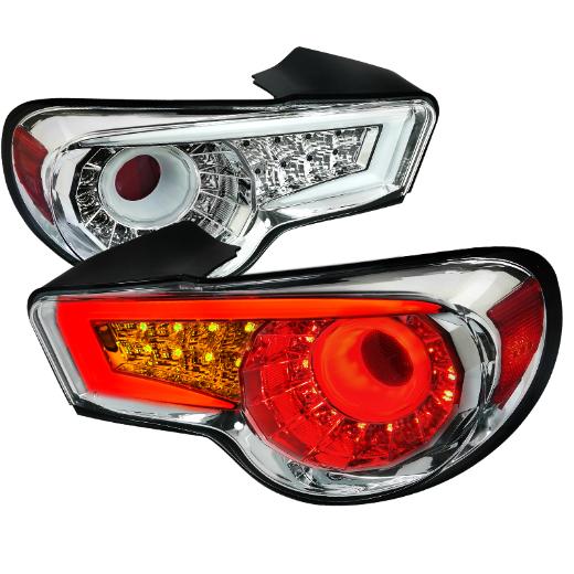 Spec D LED Tail Lights (Chrome)