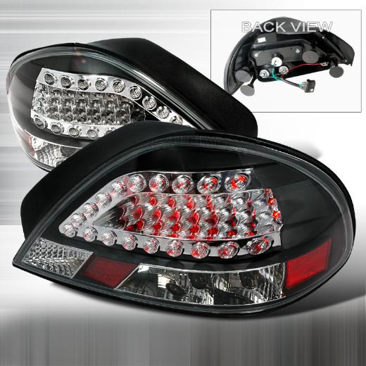 Spec D LED Tail Lights (Black)