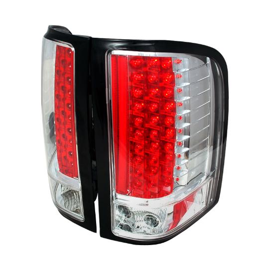 Spec D LED Tail Lights (Chrome)