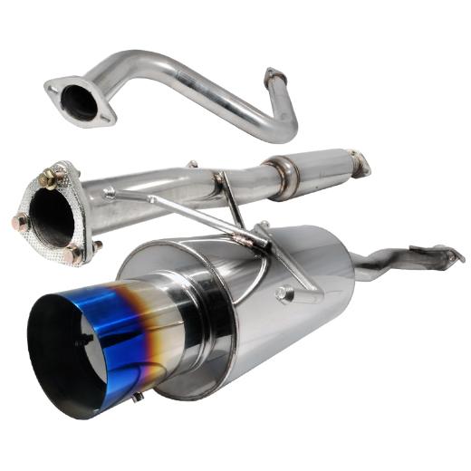 Spec D N1 Style Catback Exhaust with Burnt Tip (2.5